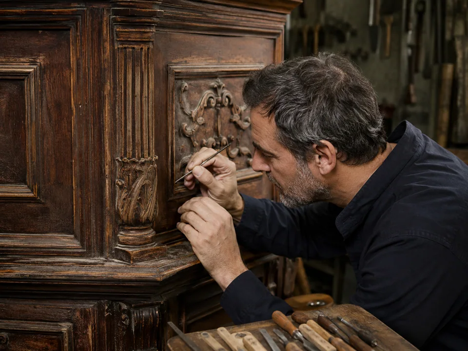 Antik mebel restavrasiyası